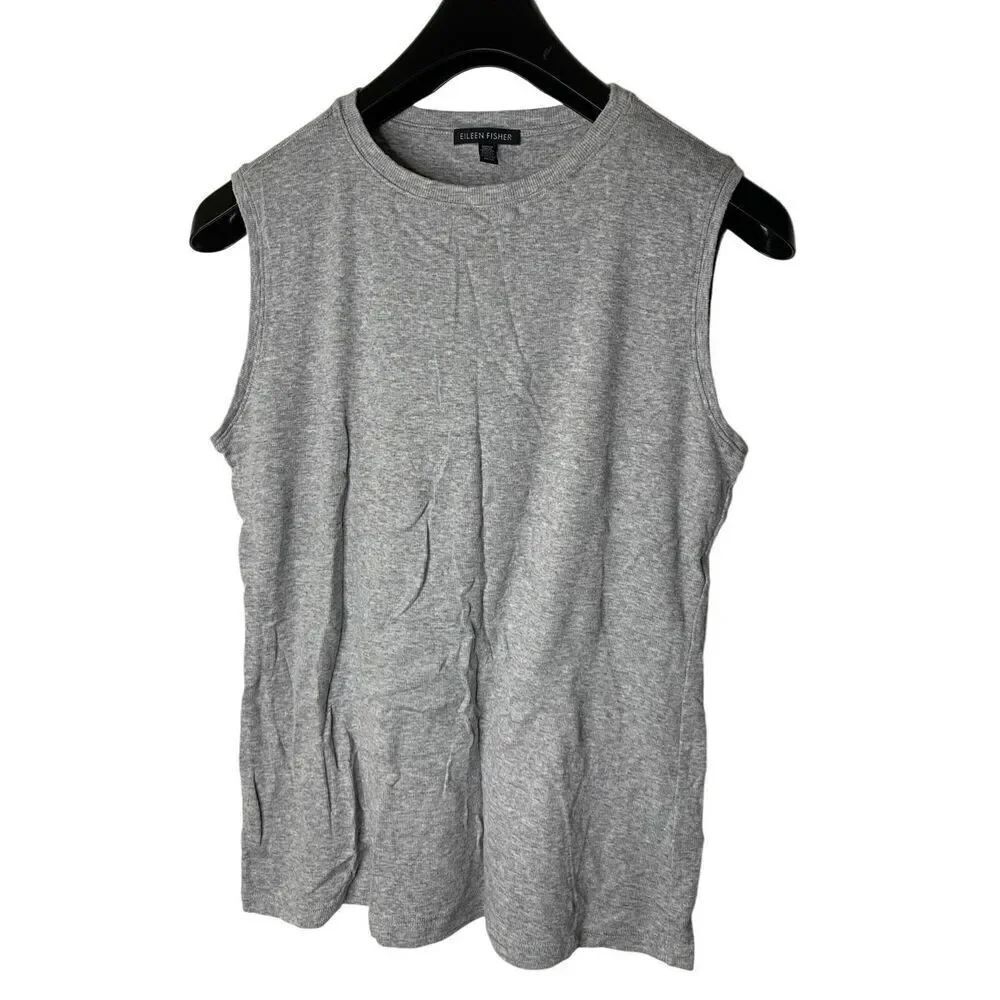 Eileen Fisher tank top gray women's size medium